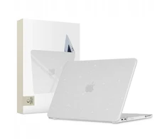 Dėklas Tech-Protect SmartShell Apple MacBook NEO 13 2026 BLIZGUS SKAIDRUS