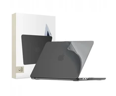 Dėklas Tech-Protect SoftShell Apple MacBook AIR 13 M2-M5 2023-2026 MATINIS juodos spalvos