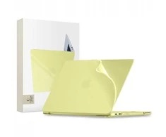 „Tech-Protect“ minkštas dėklas „Macbook Neo 13“ 2026, citrininis