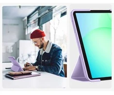 Tech Protect TechProtect SmartCase dėklas skirtas Samsung Galaxy Tab A9 / A11 8.7 X110 / X115 / X133 / X135 – violetinės spalvos