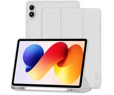 Tech Protect TechProtect SmartCase Pen dėklas skirtas Xiaomi Poco Pad M1 / Redmi Pad 2 Pro 12.1 – pilkos spalvos