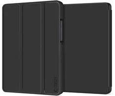 Tech Protect TechProtect SmartCase Pen dėklas skirtas Samsung Galaxy Tab A9 / A11 8.7 X110 / X115 / X133 / X135 – juodos spalvos