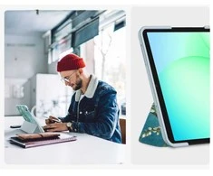 „Tech-Protect SC“ apsauginis dėklas „Galaxy TAB A9+ / A11+ PLUS 11.0 X210 / X215 / X216 / X230 / X235 / X236 Sakura“