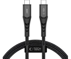 Tech-Protect UB11T ULTRABOOST TYPE-C KABELIS PD 240W / QC3.0 100CM Juodas
