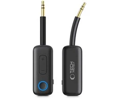 Tech-Protect ULTRABOOST AU02 GARSO ADAPTERIS AUX BLUETOOTH 5.4 Juodas