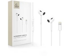 Tech-Protect Ultraboost Core G2 Lightning ausinės – baltos spalvos