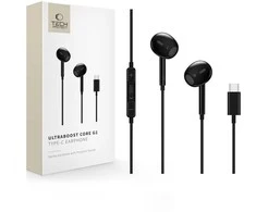 Tech-Protect Ultraboost Core G2 USB-C ausinės – juodos spalvos