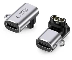 Tech-Protect Ultraboost USB-C Angle Adapteris skirtas Garmin Watch – pilkos spalvos