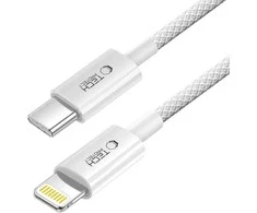 Tech-Protect UltraBoost USB-C / Lightning PD27W/3A laidas 100 cm - pilka