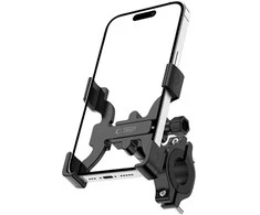 Tech-Protect V3 telefono laikiklis dviračiui on the handlebar – juodos spalvos