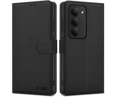 Tech-Protect Wallet dėklas skirtas Xiaomi Redmi 15 4G / 5G – juodos spalvos