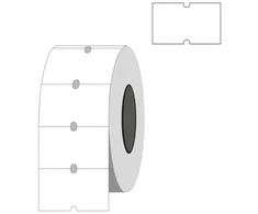 Technoinform Kainų etiketės 21,5×12, stačiakampės, 1000vnt, baltos spalvos