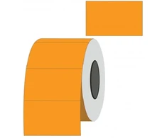 Technoinform Kainų etiketės 26x16mm, stačiakampės, 1000vnt, oranžinės spalvos
