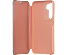 Tecto Shield „Fold Mirror View“ dėklas, skirtas „Samsung Galaxy S23 FE“, rožinis