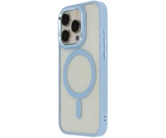 Tecto Shield Satin Elegant Mag dėklas, skirtas iPhone 15 Plus 6,7" mėlynas
