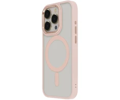 Tecto Shield Satin Elegant Mag dėklas, skirtas iPhone 12 / 12 Pro 6,1" rožinis