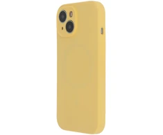 Tecto Shield „Soft Touch“ Mag dėklas, skirtas iPhone 15 Pro Max 6,7" pastelinės geltonos spalvos