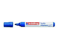 Tekstilės žymeklis Edding 4500, apvaliu galiuku, 2-3mm, tamsiai mėlynos spalvos