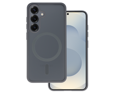 Tel Protect Aura Matte Magsafe dėklas skirtas Samsung Galaxy S25/S24 pilkos spalvos