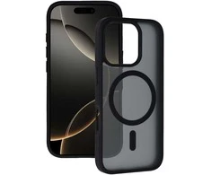 Tel Protect Aura Matte Magsafe dėklas skirtas Apple iPhone 16 juodos spalvos