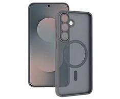 Tel Protect Aura Matte Magsafe dėklas skirtas Samsung Galaxy S25 FE pilkos spalvos