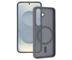 Tel Protect Aura Matte Magsafe dėklas skirtas Samsung Galaxy S25/S24 pilkos spalvos