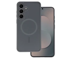 Tel Protect Aura Matte Magsafe dėklas skirtas Samsung Galaxy S25 FE pilkos spalvos