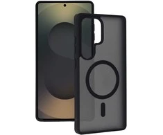 Tel Protect Aura Matte Magsafe dėklas skirtas Samsung Galaxy S26 juodos spalvos