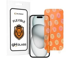 Tel Protect Best Flexible Hybrid Apsauginis stiklas skirtas Apple iPhone 15/15 Pro