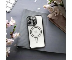 Toptel Tel Protect Bling Magsafe dėklas skirtas Xiaomi Redmi Note 15 Pro Plus 5G juodos spalvos