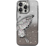 Tel Protect Butterfly Vanduo dėklas skirtas Apple iPhone 13 Pro Max sidabro spalvos