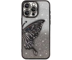 Tel Protect Butterfly Vanduo dėklas skirtas Apple iPhone 15 Pro juodos spalvos