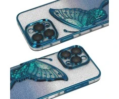 Tel Protect Butterfly Vanduo dėklas skirtas Apple iPhone 16 Plus mėlynos spalvos