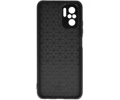 Tel Protect CARBON dėklas skirtas Xiaomi Redmi Note 10/Note 10S/Poco M5S juodos spalvos with red stripe