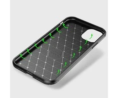 Tel Protect Carbon Elite for Xiaomi Redmi Note 14 5G dėklas telefonui juodos spalvos