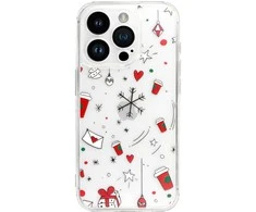Tel Protect Christmas Clear dėklas skirtas Apple iPhone 16 Pro Max Design 3
