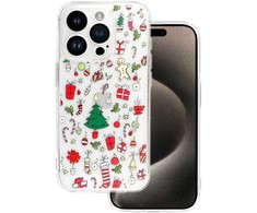 Dėklas TEL PROTECT Christmas Clear Case for Iphone 16 Design 2