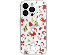 Dėklas TEL PROTECT Christmas Clear Case for Iphone 16 Pro Max Design 1