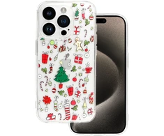 Dėklas TEL PROTECT Christmas Clear Case for Iphone 16 Design 2