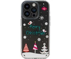 Tel Protect Christmas dėklas skirtas Apple iPhone 13 Pro Design 4 Clear