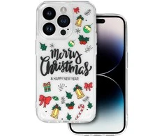Tel Protect Christmas dėklas skirtas Samsung S23 FE Design 3 Clear