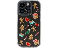TEL PROTECT Christmas dėklas skirtas Samsung S23 FE Design 2 skaidrus