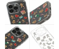 TEL PROTECT Christmas dėklas skirtas Samsung S23 FE Design 2 skaidrus