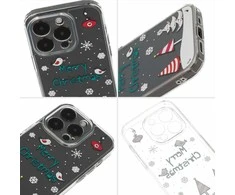 Tel Protect Christmas dėklas skirtas Samsung A34 5G Design 4 Clear