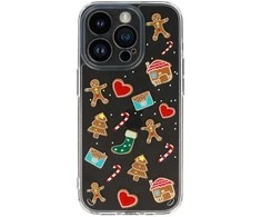 Tel Protect Christmas dėklas skirtas Samsung S23 Ultra Design 2 Clear