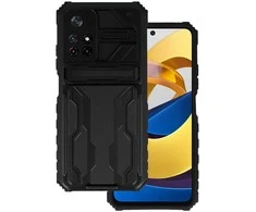 Tel Protect Combo dėklas skirtas Xiaomi Redmi Note 11 5G/Note 11S 5G/Poco M4 Pro 5G juodos spalvos