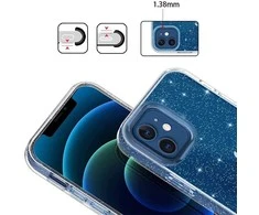 Tel Protect Crystal Glitter dėklas skirtas Samsung Galaxy S26 Plus sidabro spalvos