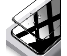 Tel Protect Full Glue 6D grūdintas stiklas, skirtas MOTOROLA MOTO G85 5G, Juodas