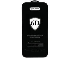 Tel Protect Full Glue 6D Tempered Glass for XIAOMI REDMI NOTE 15 Juodas