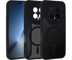 Dėklas Full Matte Mag Cover skirtas Honor Magic 8 Pro juodos spalvos